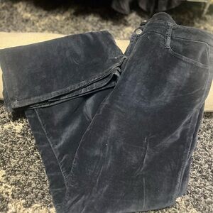 💓Joe’s Jeans HIGH WAIST  The Flare Visionary Velvet Navy Blue